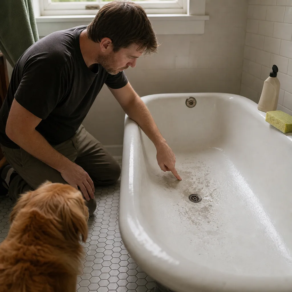 checking bathtub for lead poisoning risk in Portland OR