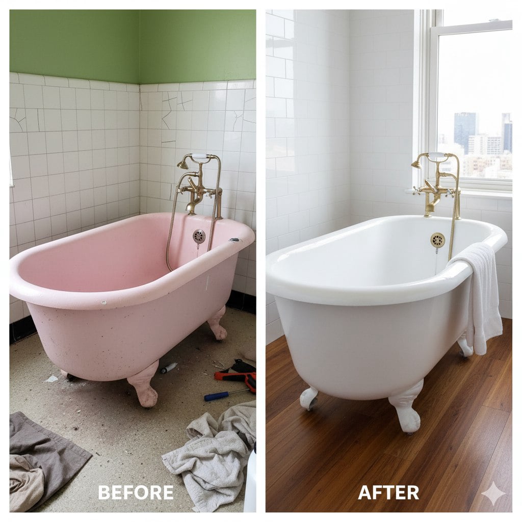 Problems We Solve for Portland Homeowners with Bathtub Refinishing