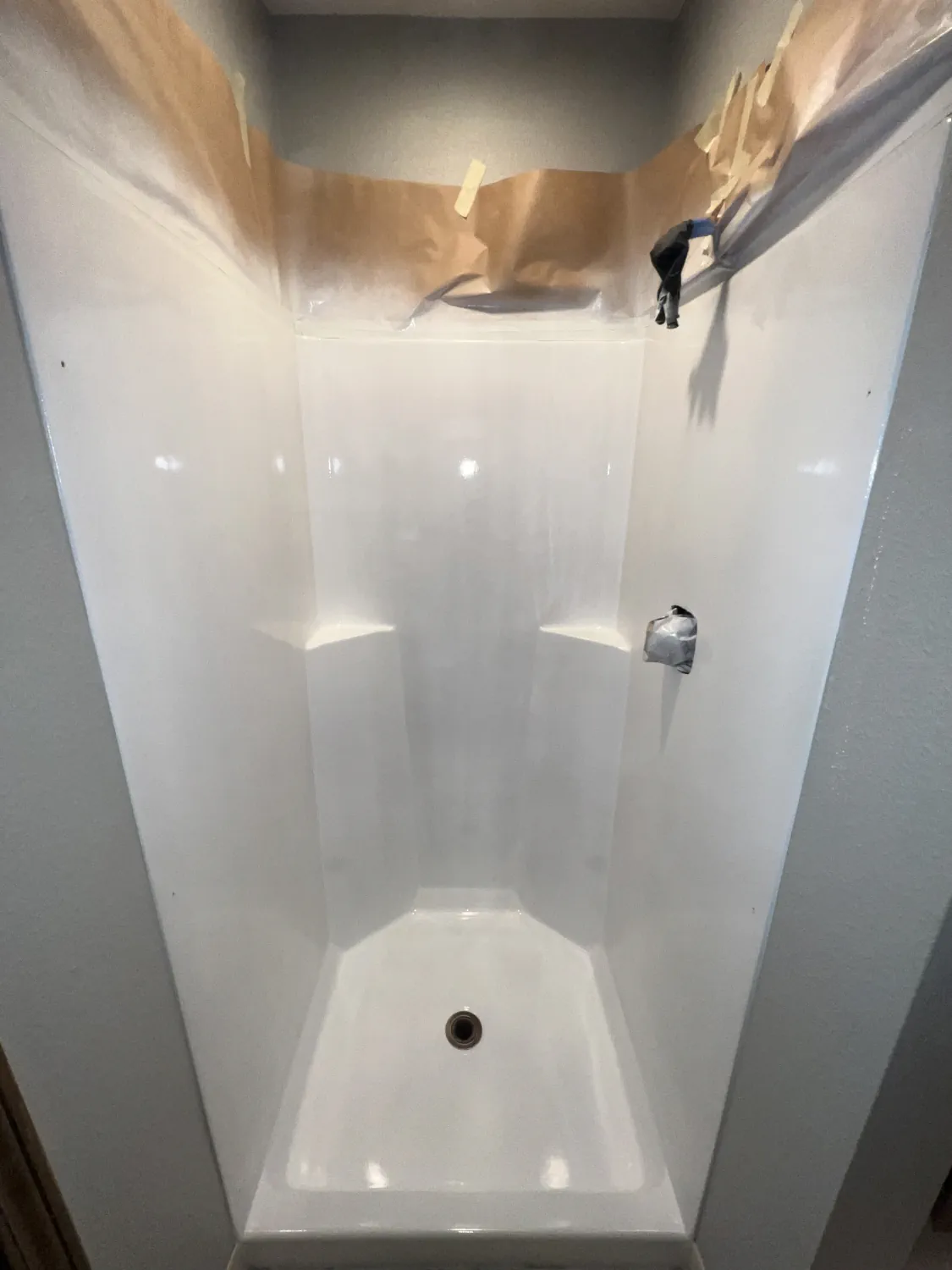 Fiberglass Tub Repair before and after