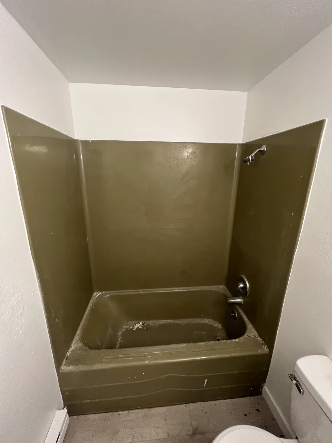 Shower Refinishing Portland OR before and after