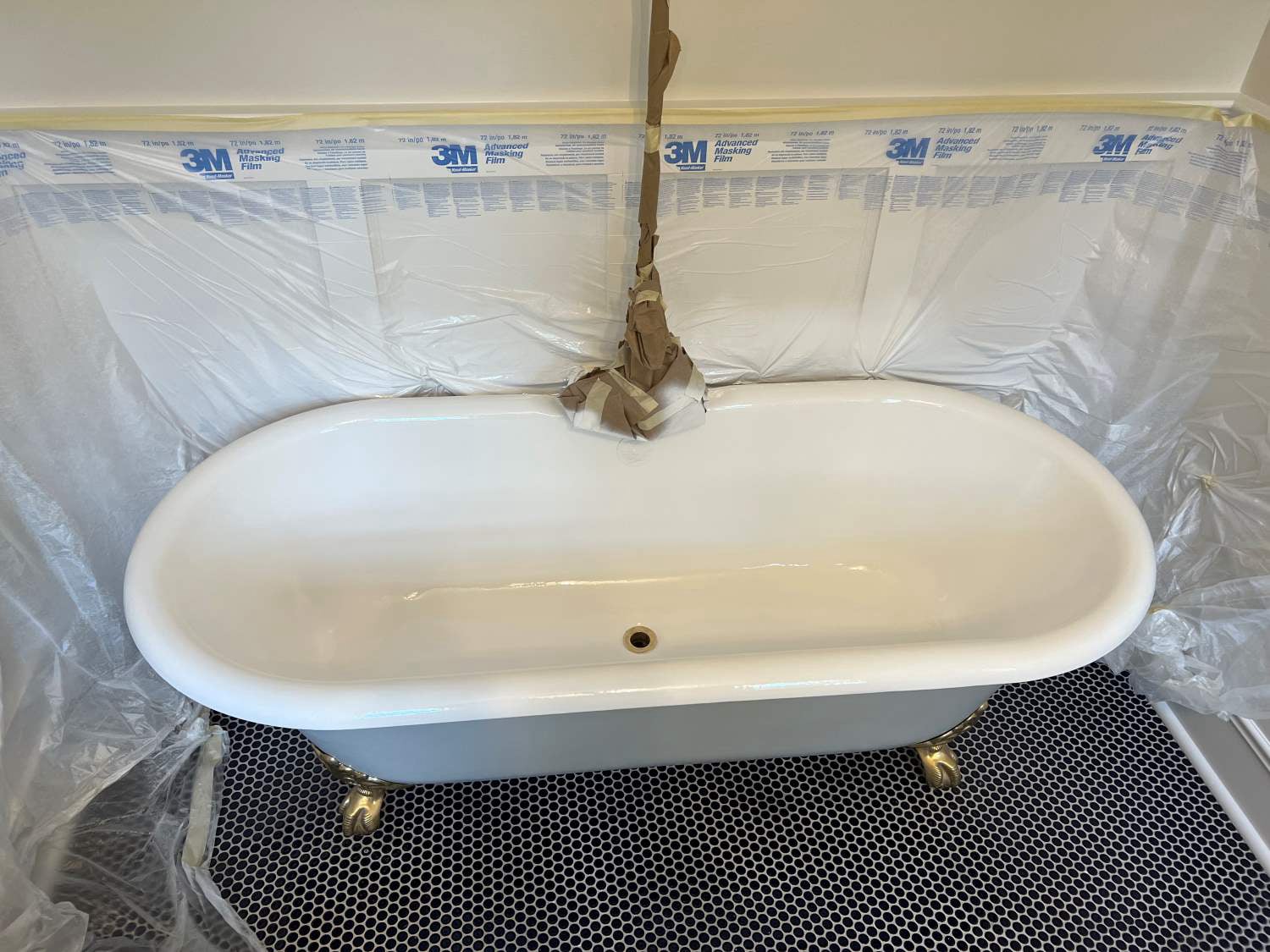 Porcelain Tub Repair before and after Portland, OR