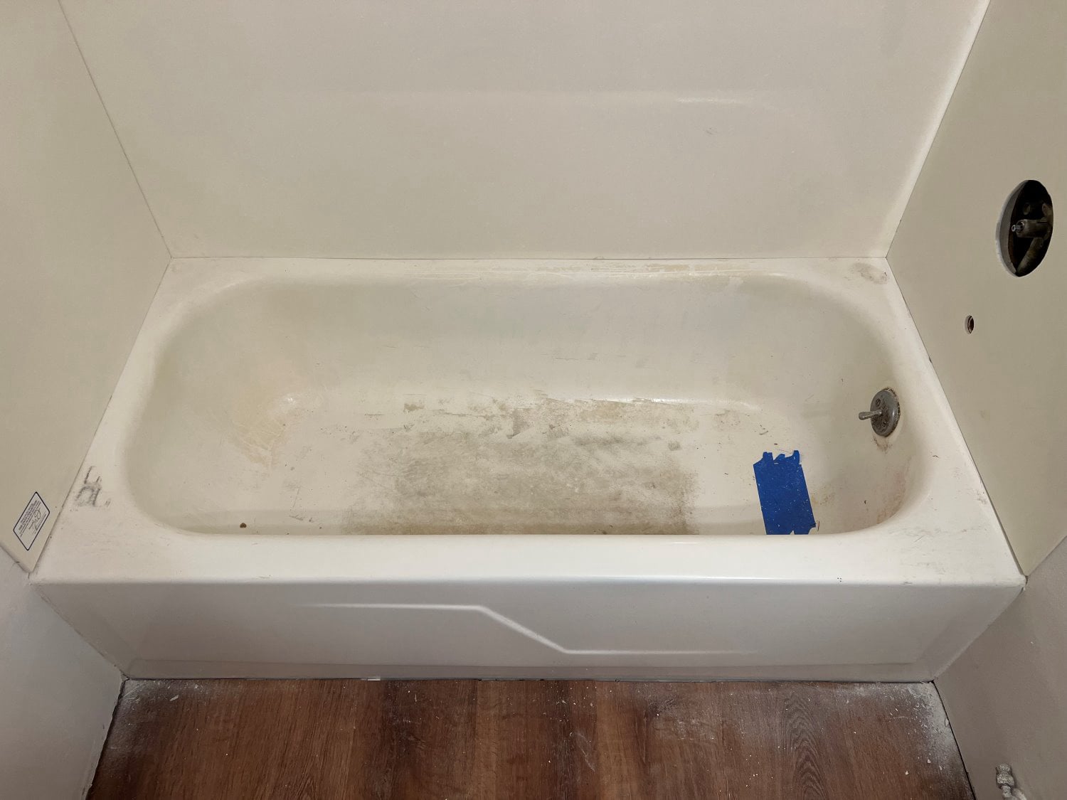 Porcelain Tub Repair before and after Portland, OR