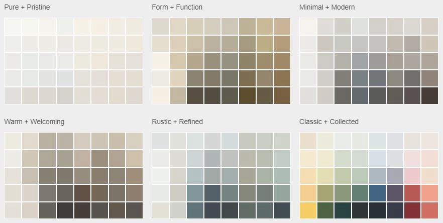 Designer Custom Refinishing Color Pallet