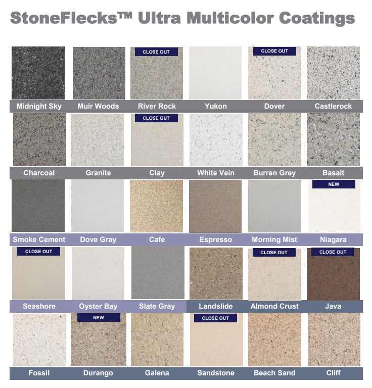 Custom Countertop Refinishing Colors