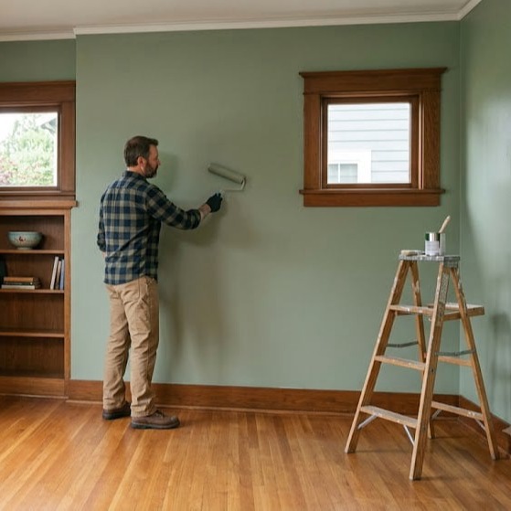Interior Painting Refreshes Walls and Trim Inside the Home - Renew-It Refinishing