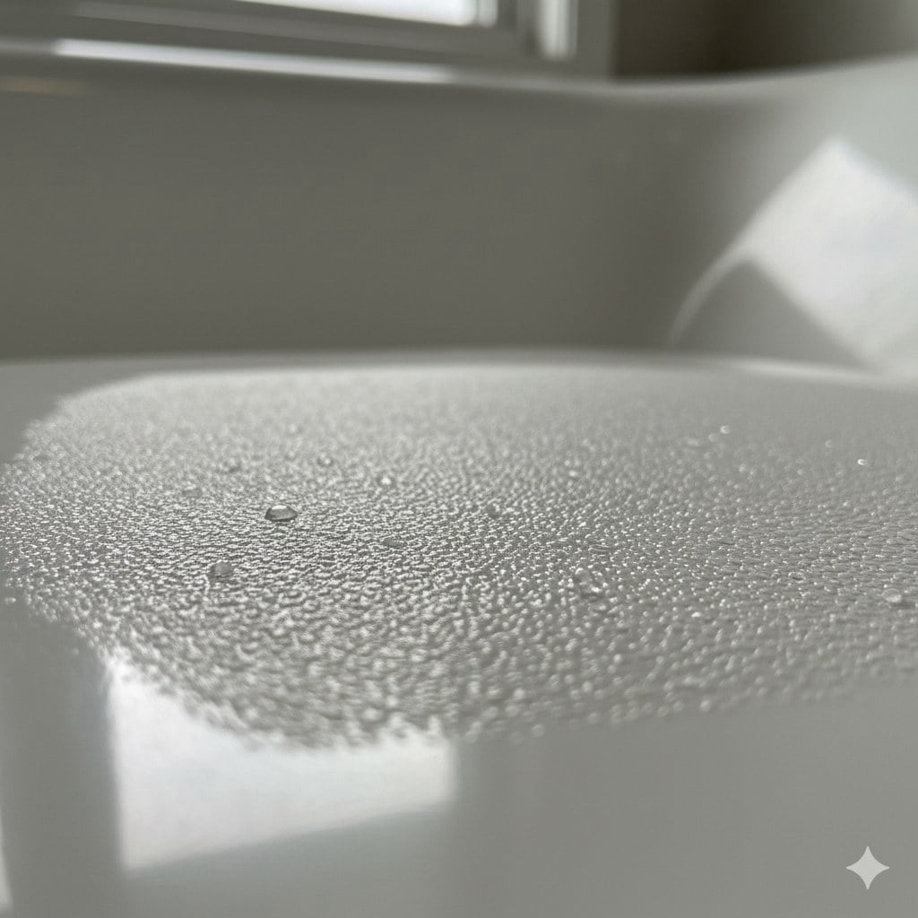 Anti-slip bathtub coating texture close-up Portland - permanent grip surface for senior and family safety