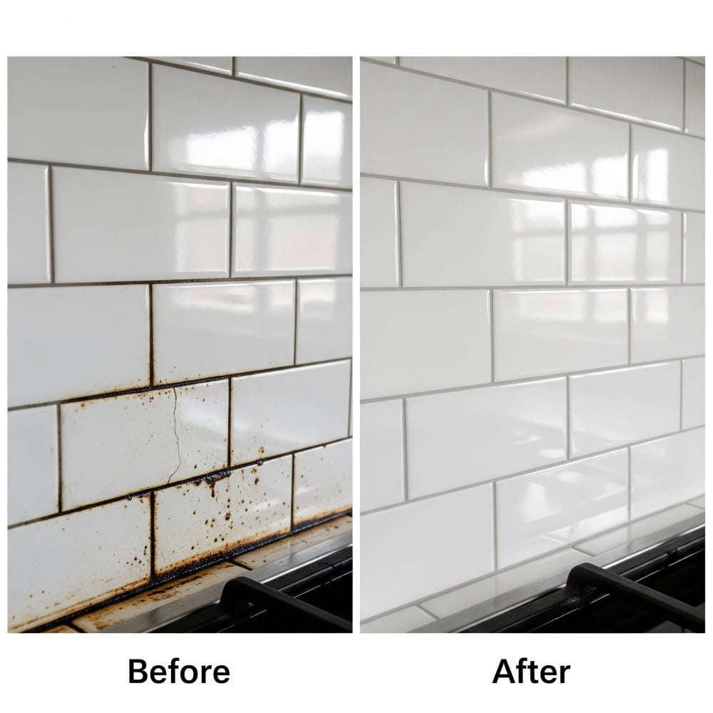 Tile Regrouting Portland, OR Before and After