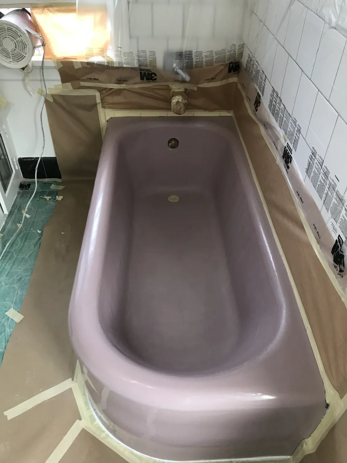 Tub Refinishing before and after