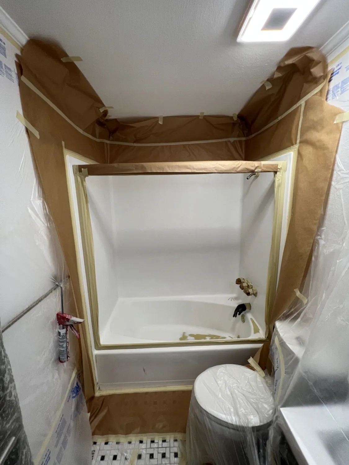Shower Refinishing Portland OR before and after