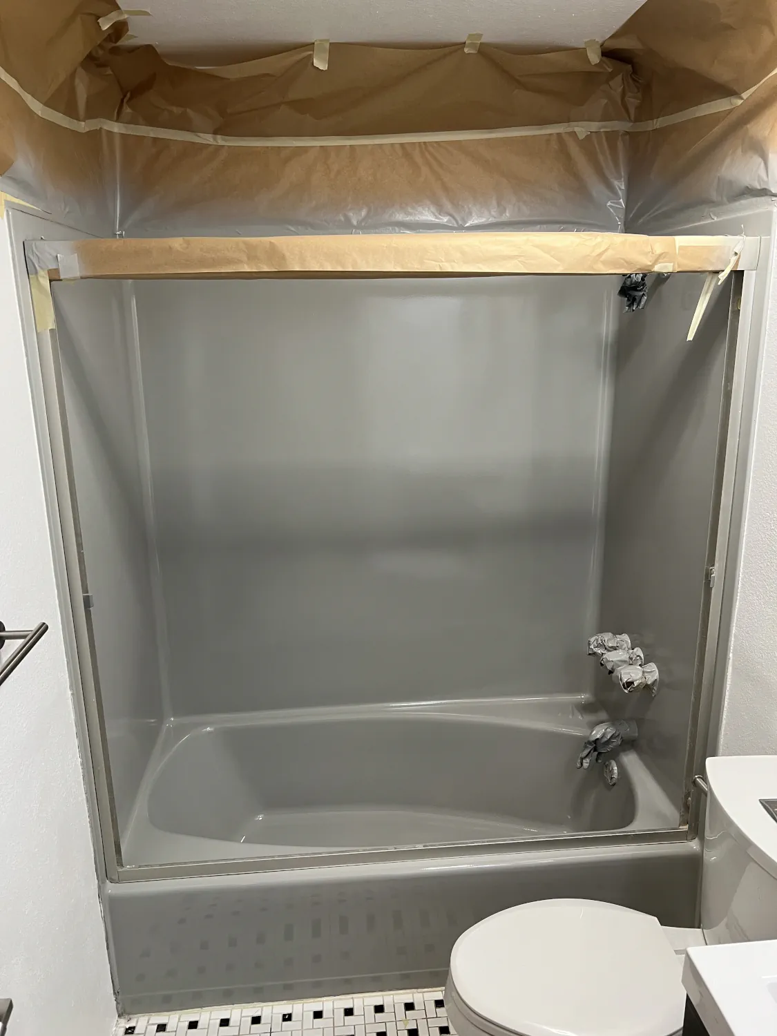 Shower Refinishing Portland OR before and after